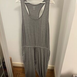 Aerie Gray Sleeveless Jumpsuit